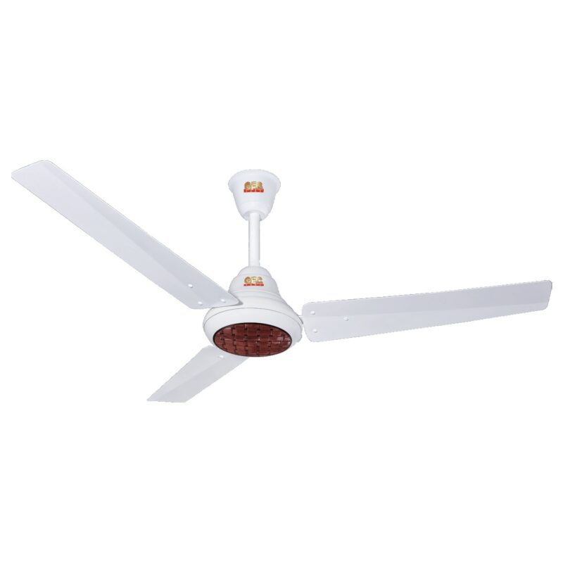 GFC Ravi Plus AC-DC Ceiling Fan 56"-Dark Wood & Black