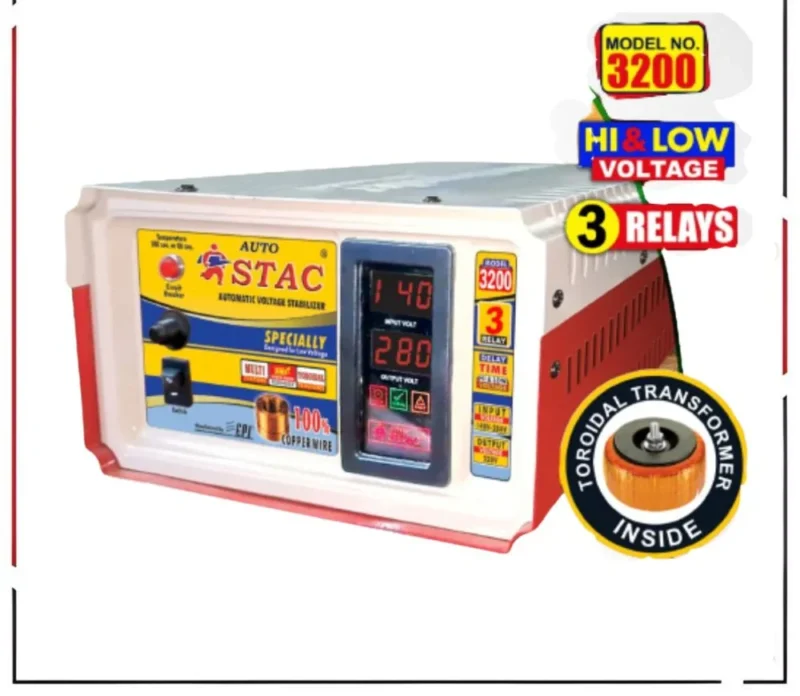 STAC Voltage Stabilizer 3200 Watt (160-280V)