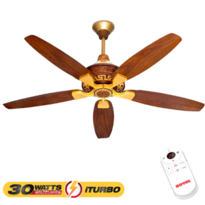 Royal Fan 30W Monarch Gold Sheesham (Turbo, 5-Blade)
