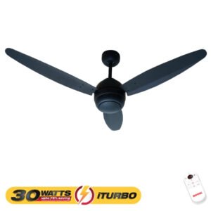 Royal Fan 30W Splendor Black (Turbo)